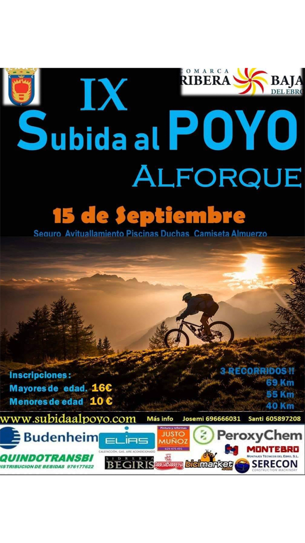 Cartel IX Edición Subida al Poyo