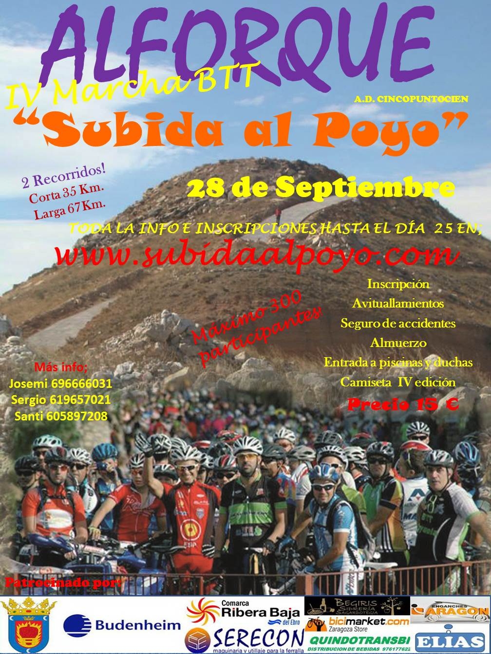 Cartel IV Subida al Poyo
