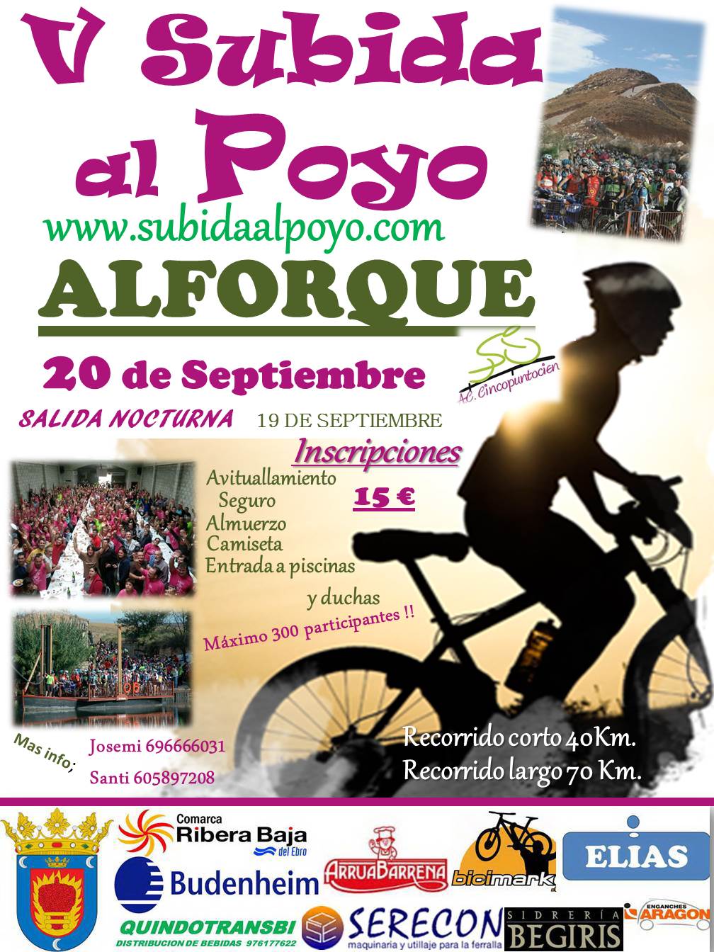 Cartel V Subida al Poyo