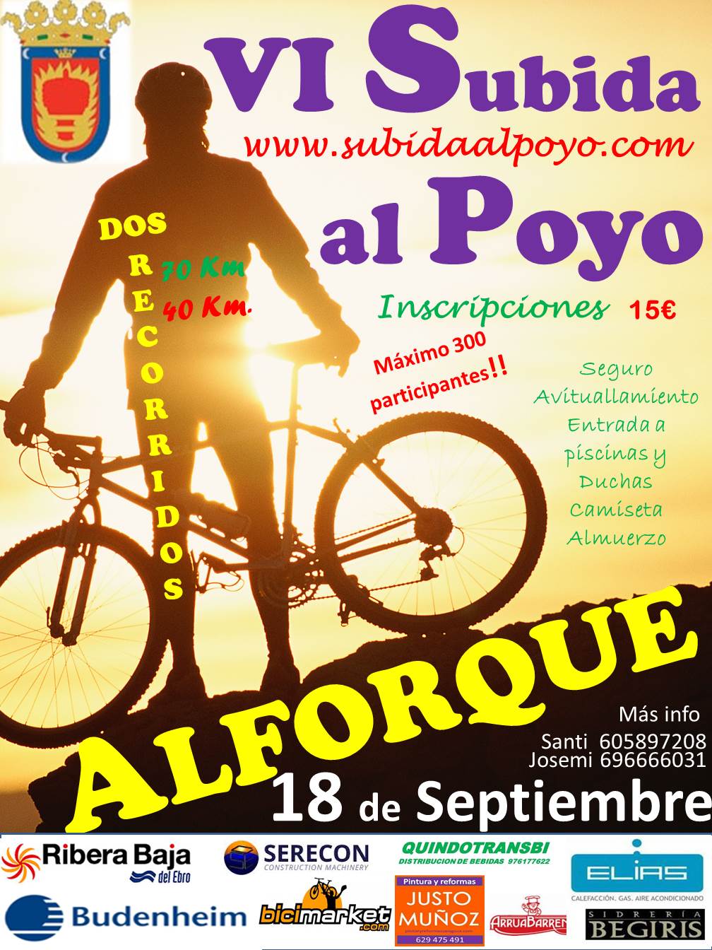 Cartel VI Subida al Poyo