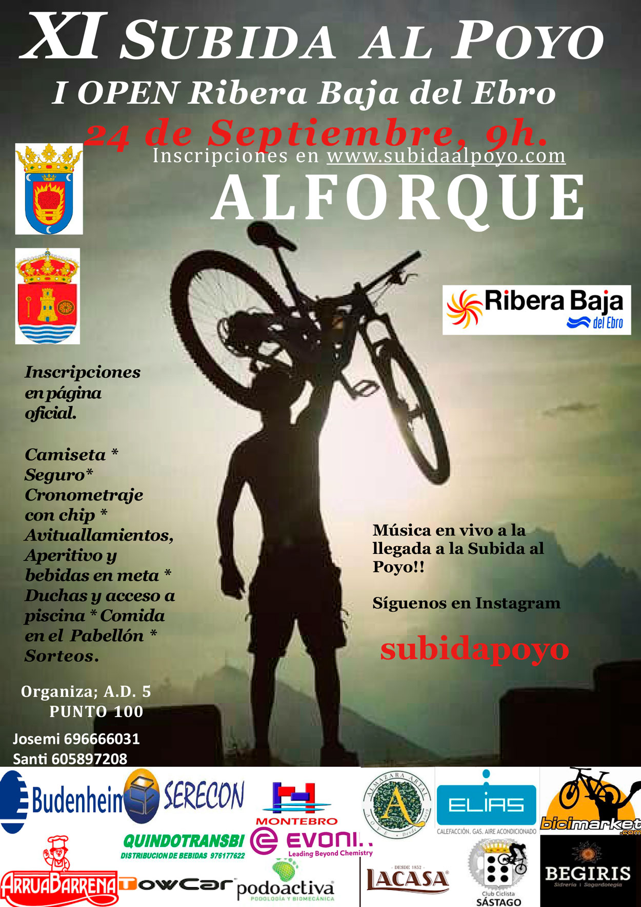 Cartel XI Subida al Poyo