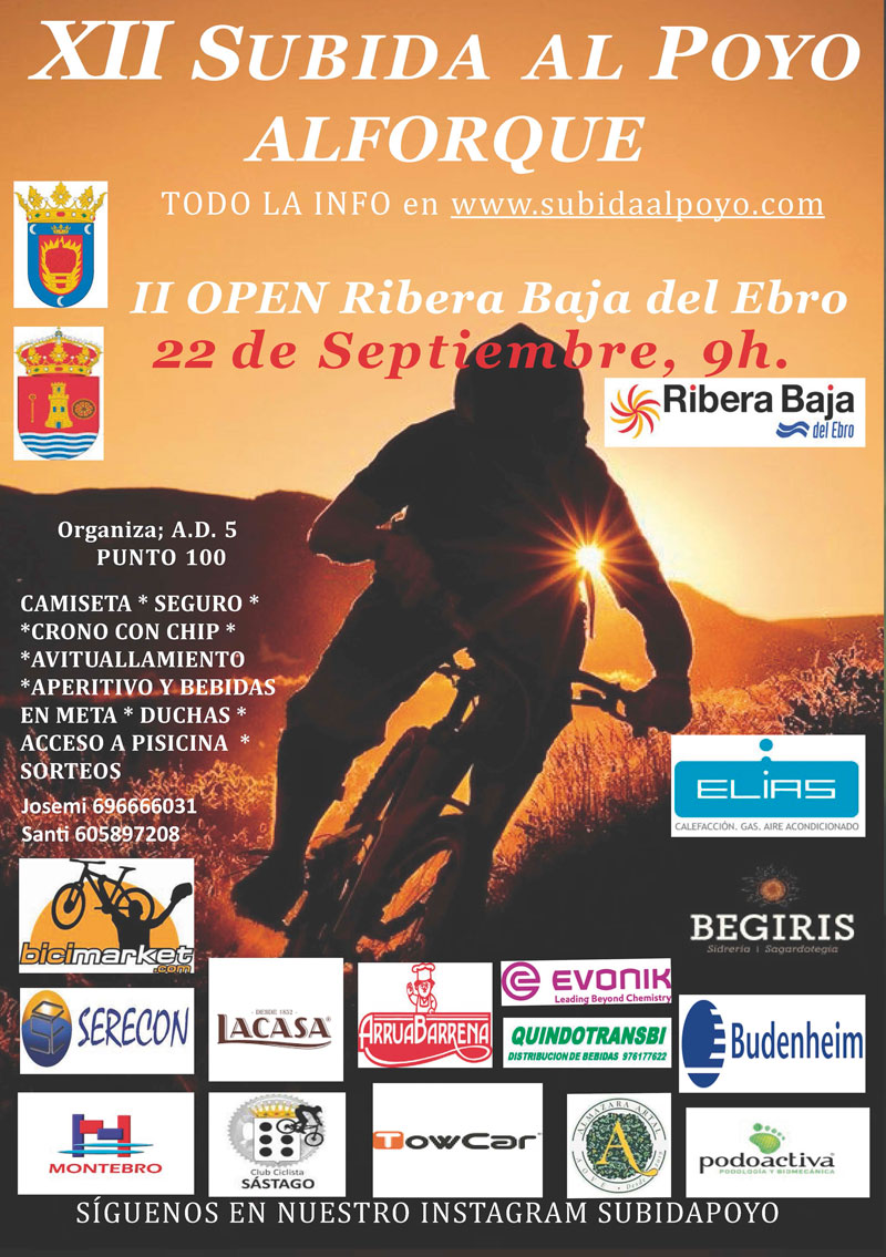 Cartel XII Subida al Poyo